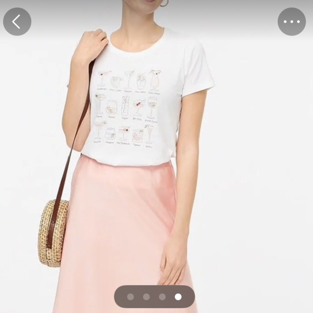 J. Crew Women's Cocktail Collector's T Shirt in size S